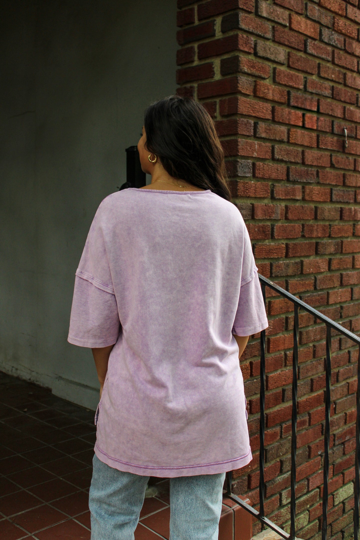 Purple Oversized Tee May.