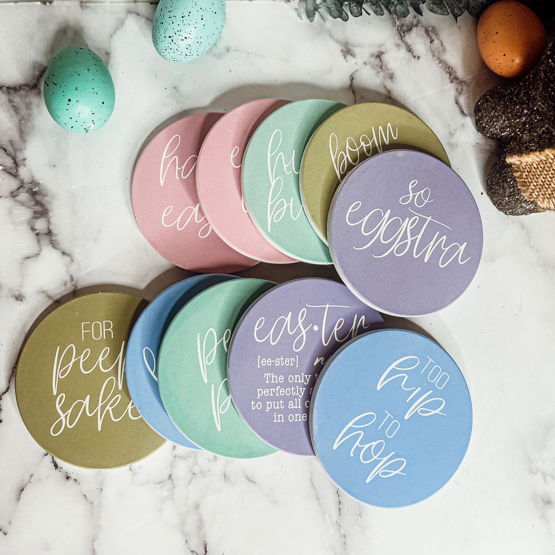 Easter + Spring Coasters