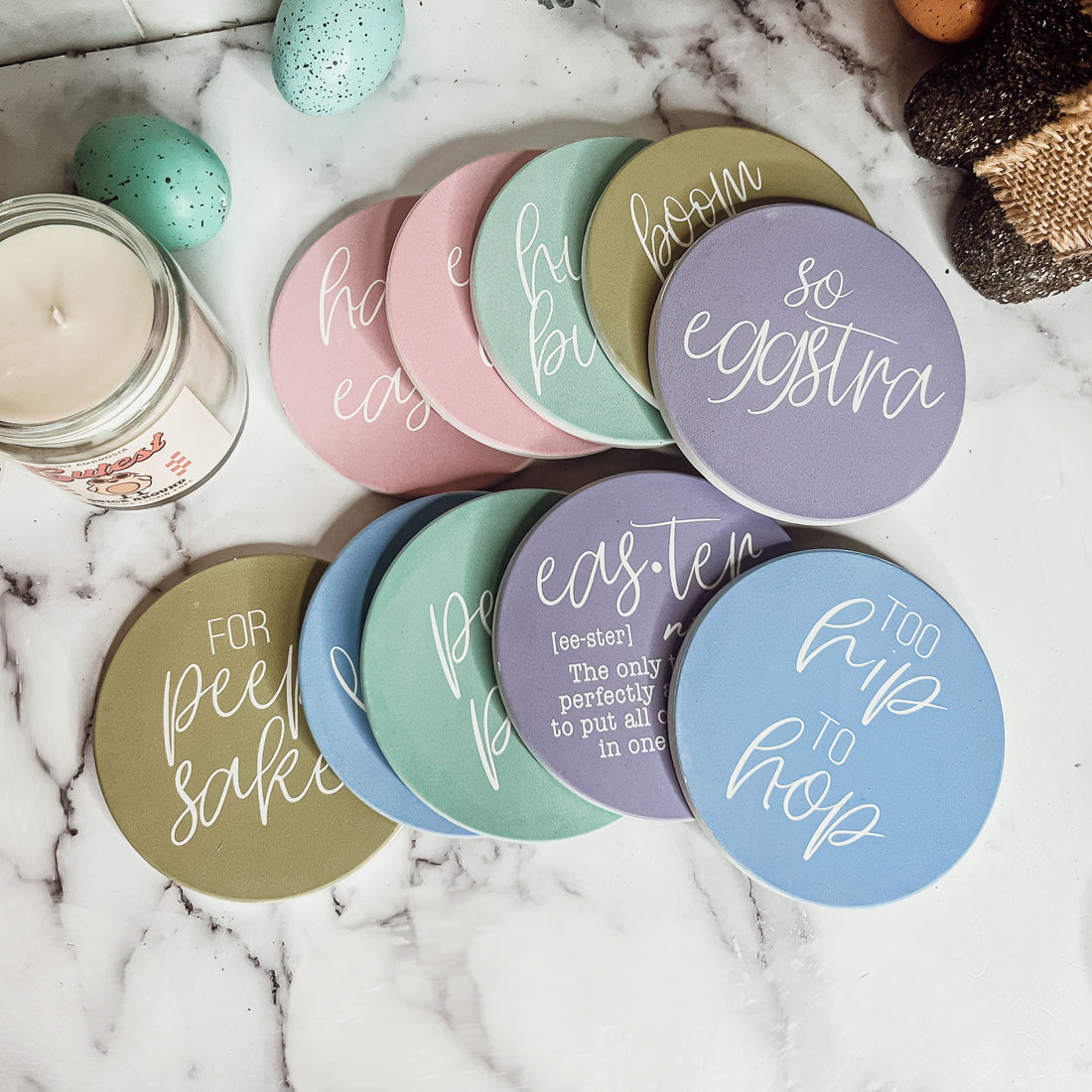 Easter + Spring Coasters