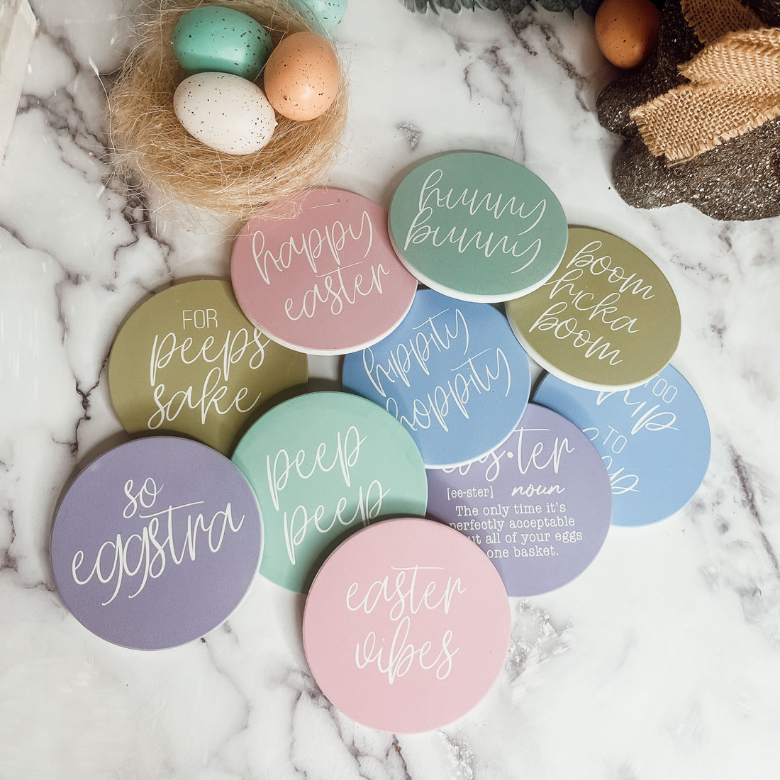 Easter + Spring Coasters