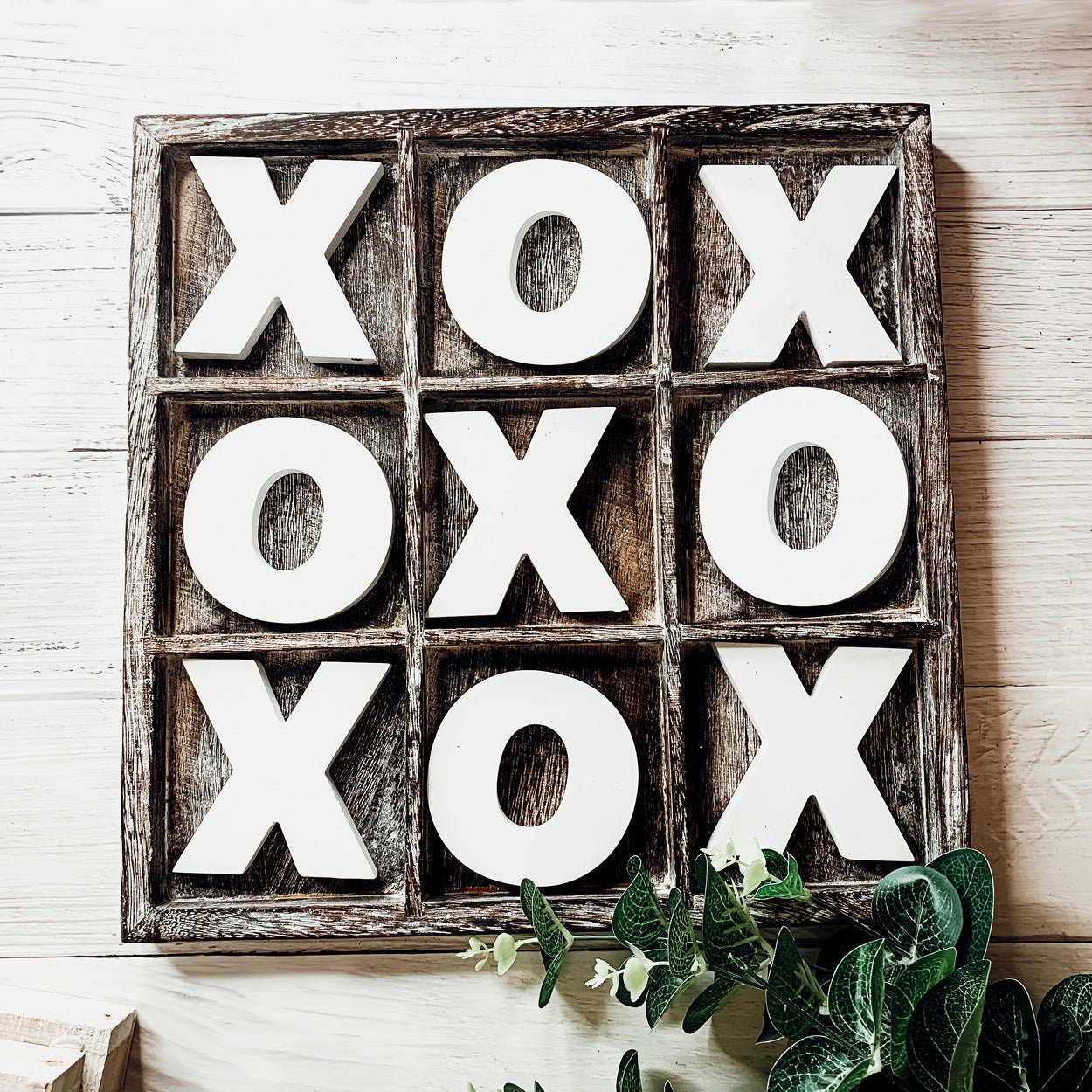 Tic Tac Toe Board Game & Decor