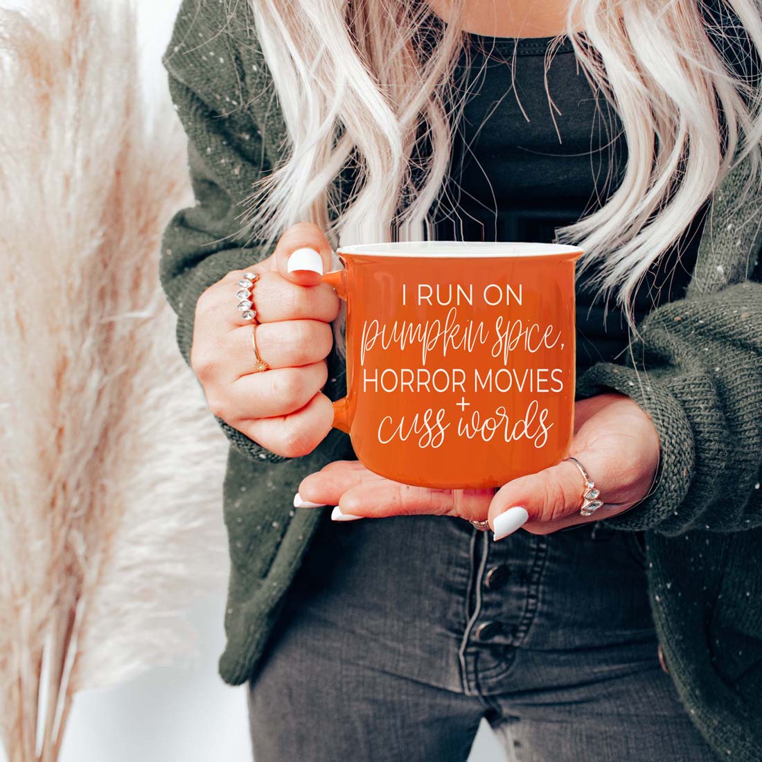 Pumpkin + Horror Mug