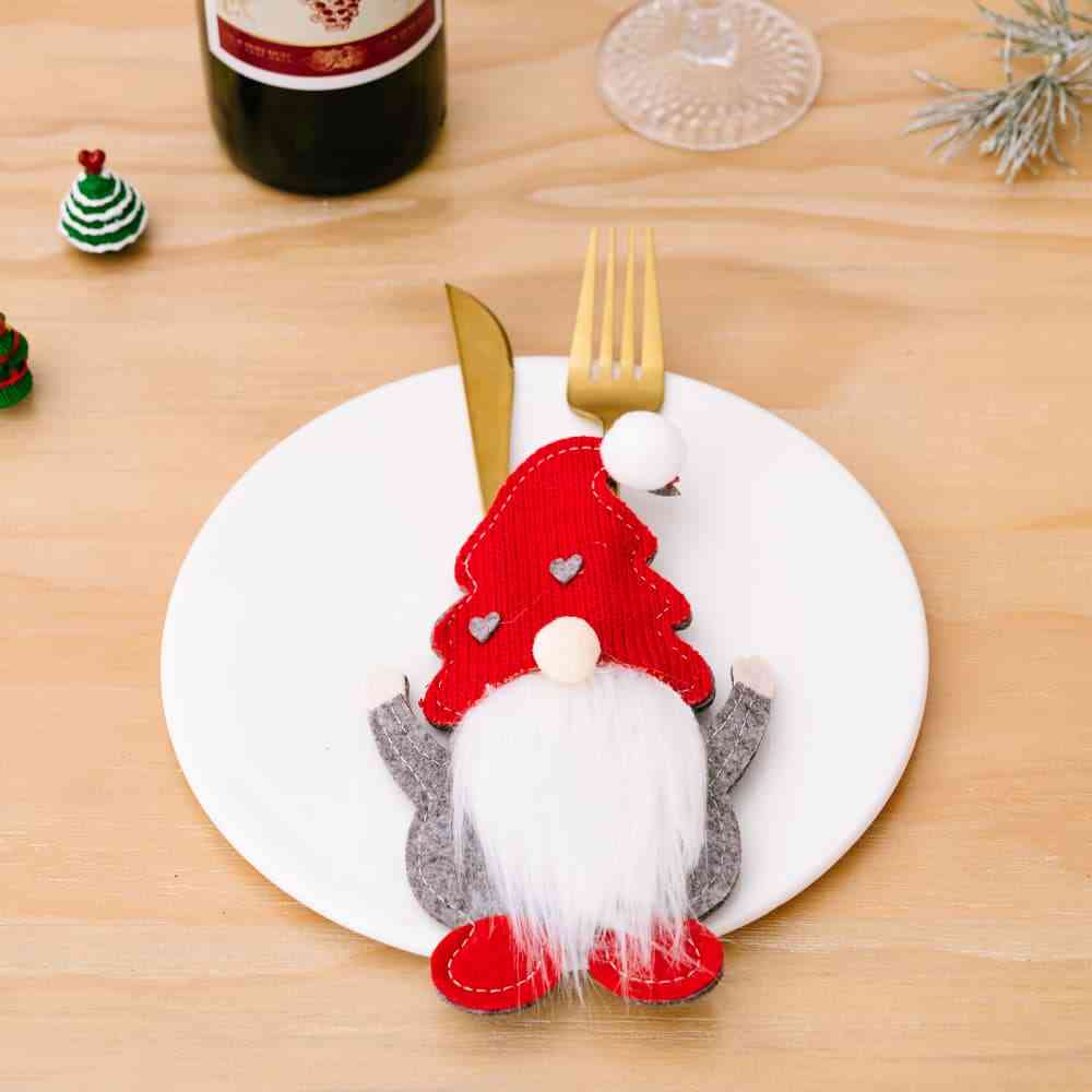 3-Piece Faceless Gnome Cutlery Holders